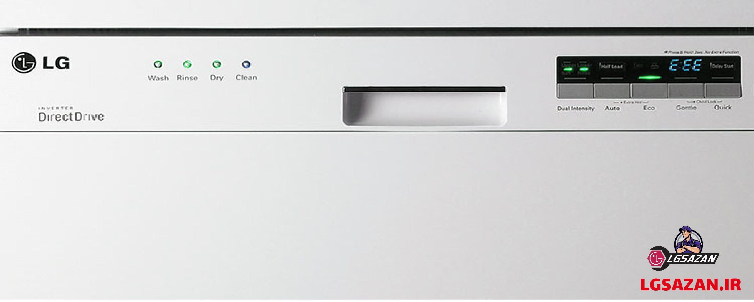 ارورهای ظرفشویی ال جی