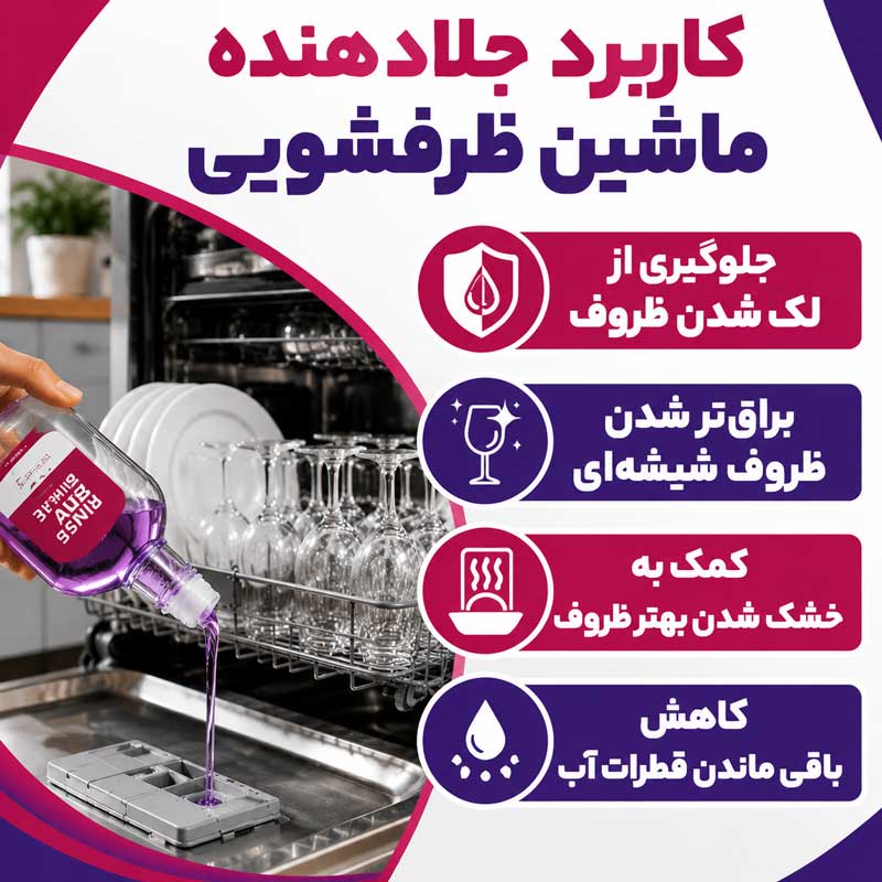 کاربرد جلادهنده ماشین ظرفشویی چیست