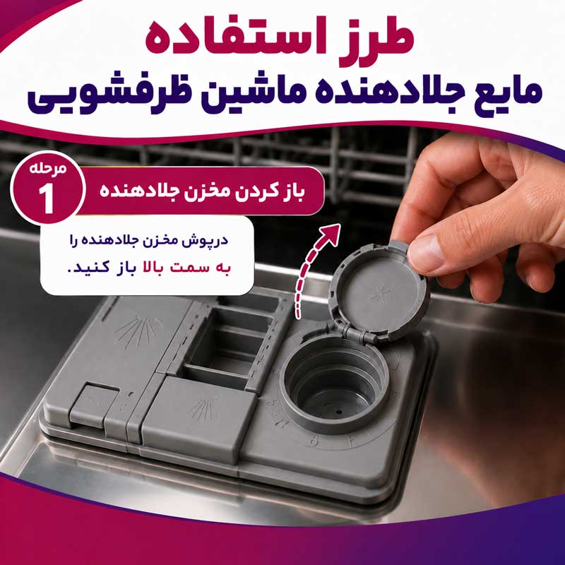 باز کردن مخزن جلادهنده